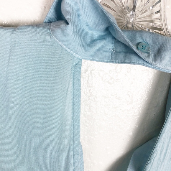 Cloth &‎ Stone Back Cutout Collared Sleeveless Top - Picture 8 of 8